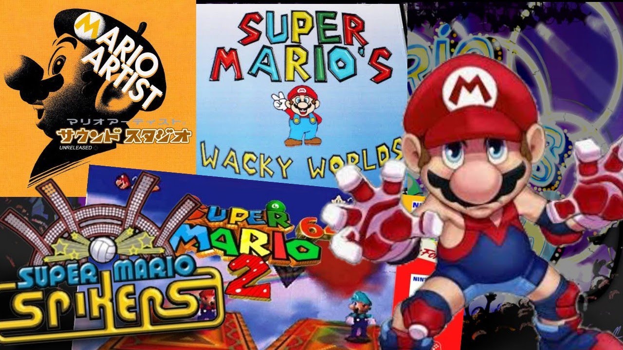 TODOS os jogos cancelados do Mario