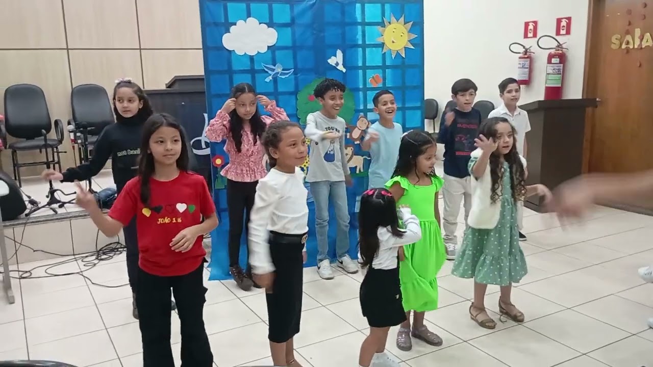 Pregando para crianças 