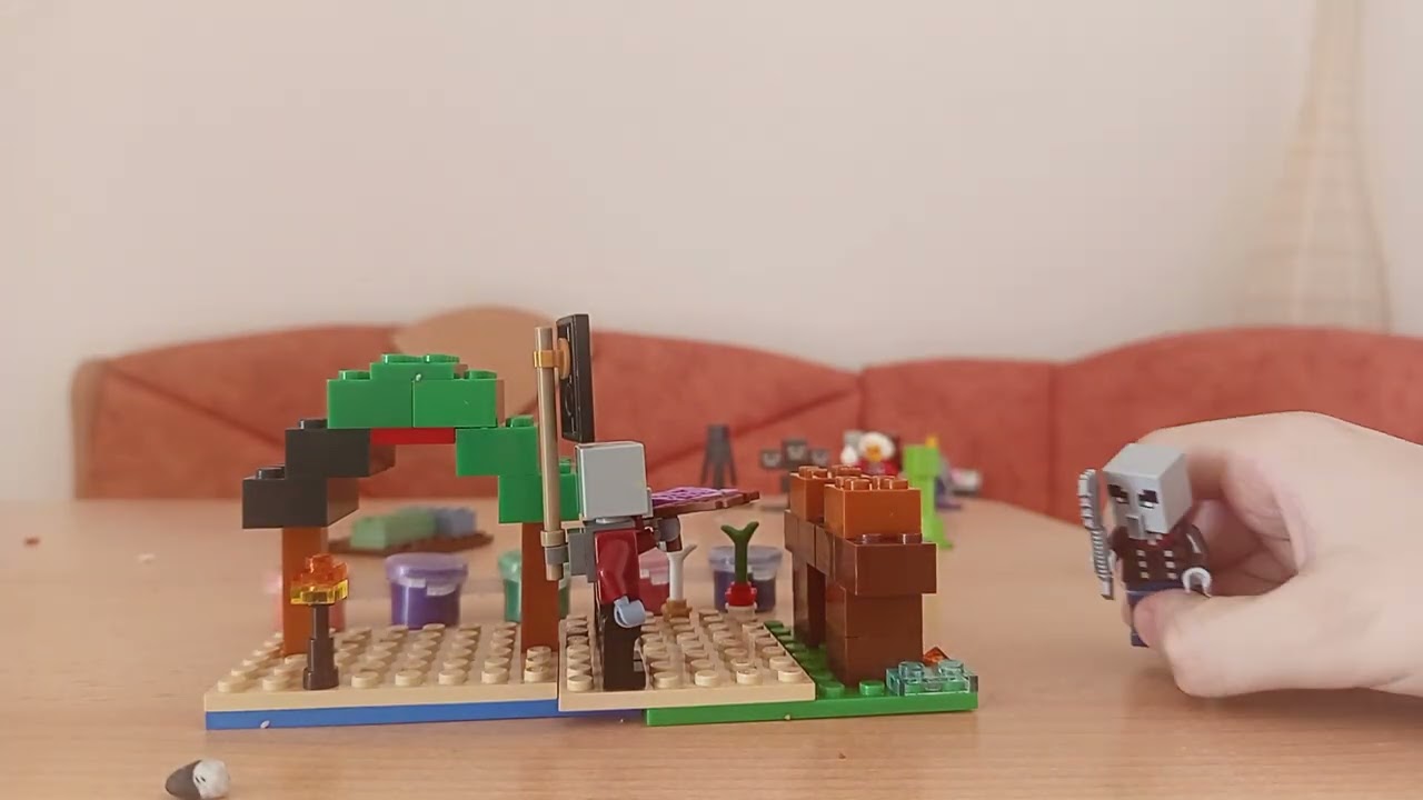 Легомультик Майнкрафт.Нападение разбойников.