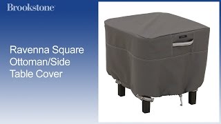 Get yours today http://bit.ly/Ravenna_Square_Ottoman_Table_Cover Video transcript: The Ravenna Ottoman and Side Table 