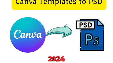 How to Convert Canva Templates to PSD Files for FREE  canva (adobe photoshop) (In A Minute ) 2024
