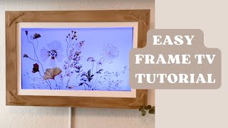 Simple DIY Frame TV