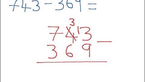 Compact method - column subtraction