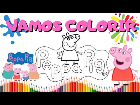 Desenhos Divertidos da Peppa Pig para Colorir: Deixe Sua Imaginação Ganhar  Vida!