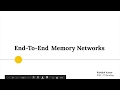 End-to-End Memory Networks at NIPS 2015: Enhancing Neural Models with External Memory π