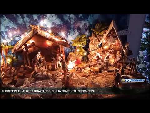 IL PRESEPE E L'ALBERO DI NATALE DI GIULIA CONTENTO | 09/01/2024