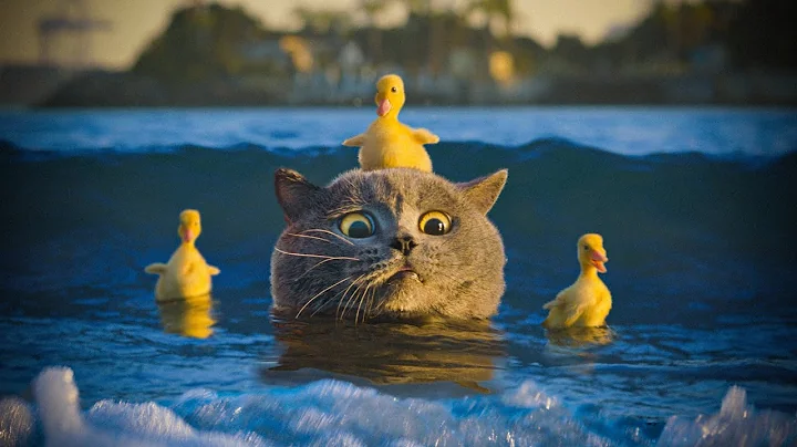 The Cat Who Rescued the Duckling