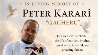 Memorial service of  Peter Karari (Gacheru)