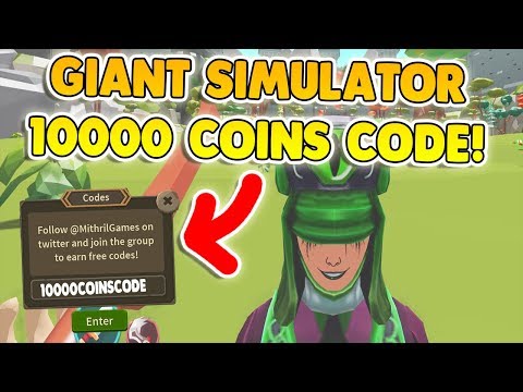 10000 Coins Secret Codes Giant Simulator Codes Roblox