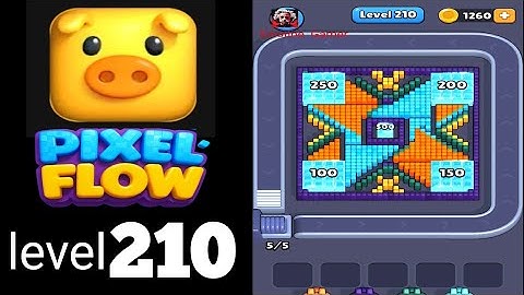 Pixel Flow level 210 Walkthrough Solution