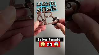 Can you solve ABC metal puzzle Let's do it #solve #puzzles #shorts
