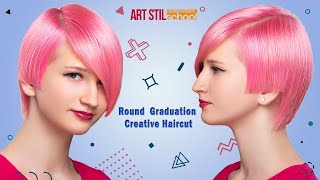 Round Graduation Creative Haircut