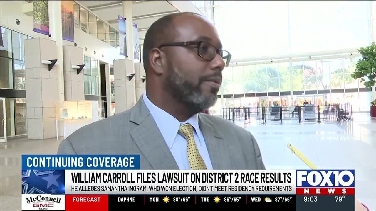 City Councilman William Carroll files lawsuit over District 2 election results