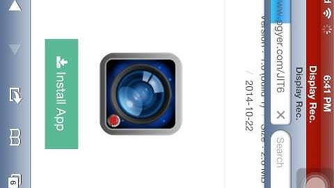 HOW TO GET DISP. RECORDER FOR IOS 6