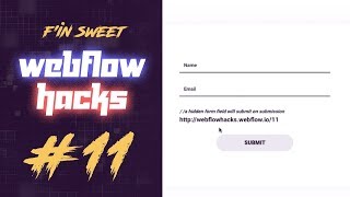 #11 - Dynamically submit page url through a Webflow web form submission