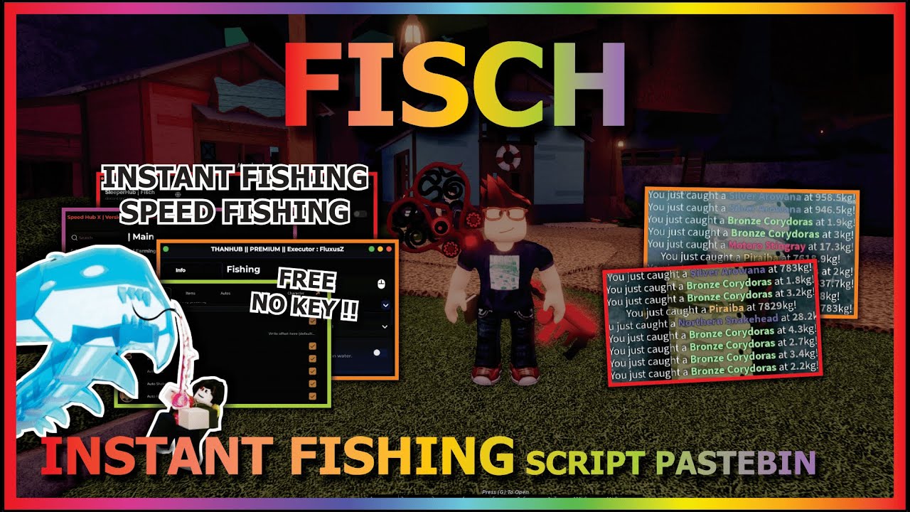 FISCH Script Pastebin 2026 INSTANT FISHING, PERFECT CATCH, INSTANT CATCH, UNDETECTED (NO KEY) 🐟