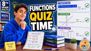 Functions Review Quiz & Practice | Grade 8 Math Week 7 Day 5