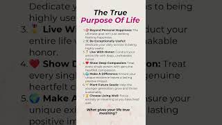 the true purposes of life | #psychology #awareness #humanbehavior #psycholgyfacts #mindset