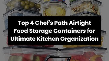 【CHEFS PATH AIRTIGHT FOOD STORAGE CONTAINERS】