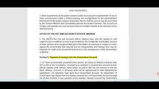 Tc 124/152/137 TN Treasury code vol 1
