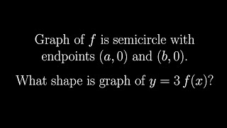 GRE Mathematics Subject Test - Semicircle transformation