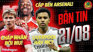 Bản Tin 21/8: Arsenal Mua Eze, Hojlund Rời Mu, Rpool & Man City Tranh Rodrygo