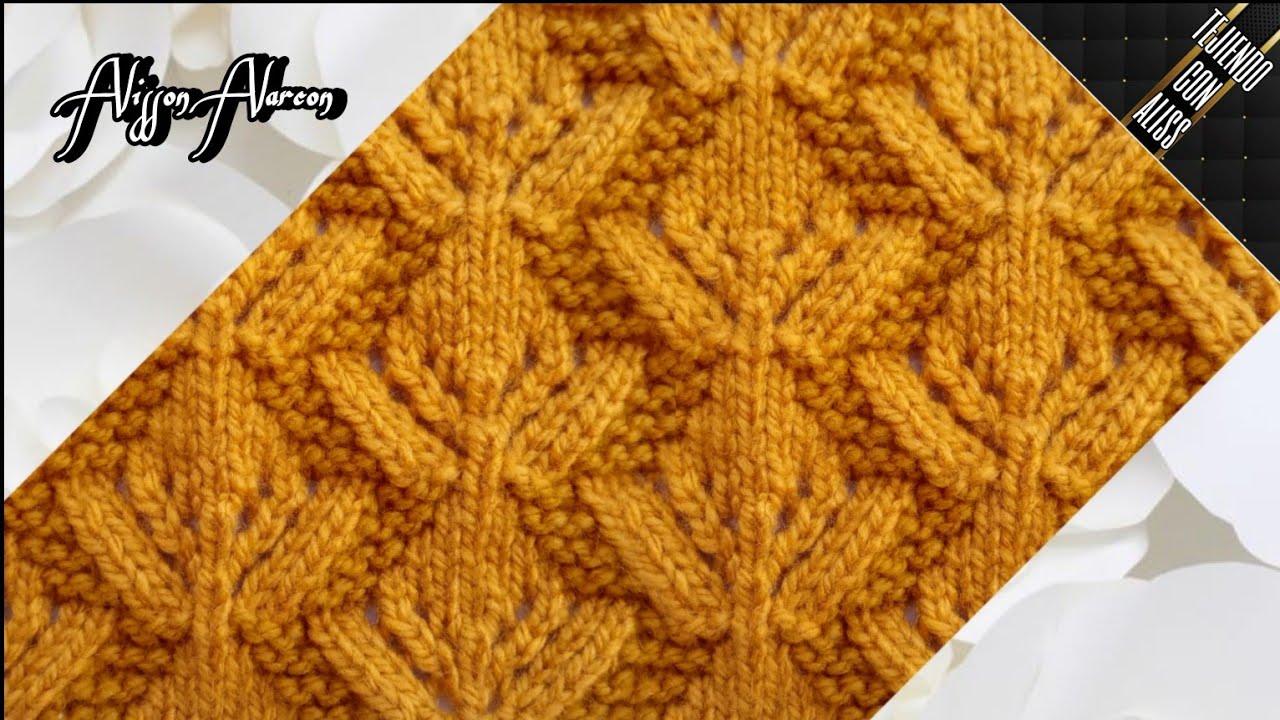 #530 - TEJIDO A DOS AGUJAS / knitting patterns / Alisson . A
