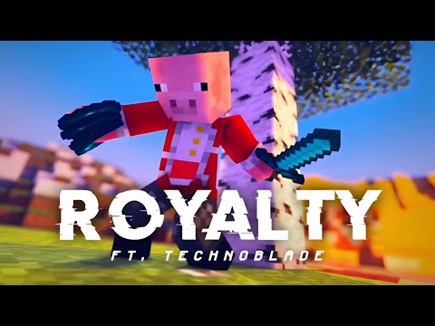 Technoblade X Royalty Edit 😈 | Minecraftft.Herobrine Daku edit minecraft animation video
