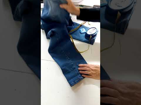 וִידֵאוֹ: איך תופרים מכנסי ג'ינס