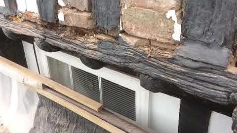 1200 year old vicarage timber repairs
