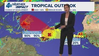 Tuesday Noon Tropics Update: New tropical storm could form soon