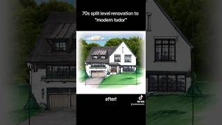 Celebrity renovation of a 70s split level to "modern tudor" #architect #architecture #curbappeal #renovation Profile