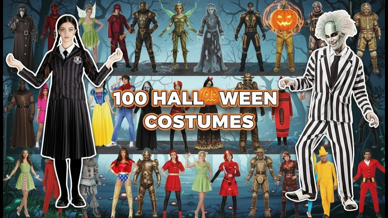 ✅ 100 Best HALLOWEEN Costume Ideas [2026] 🎃 Affordable, Trending & Unique Outfits for Adults & Kids