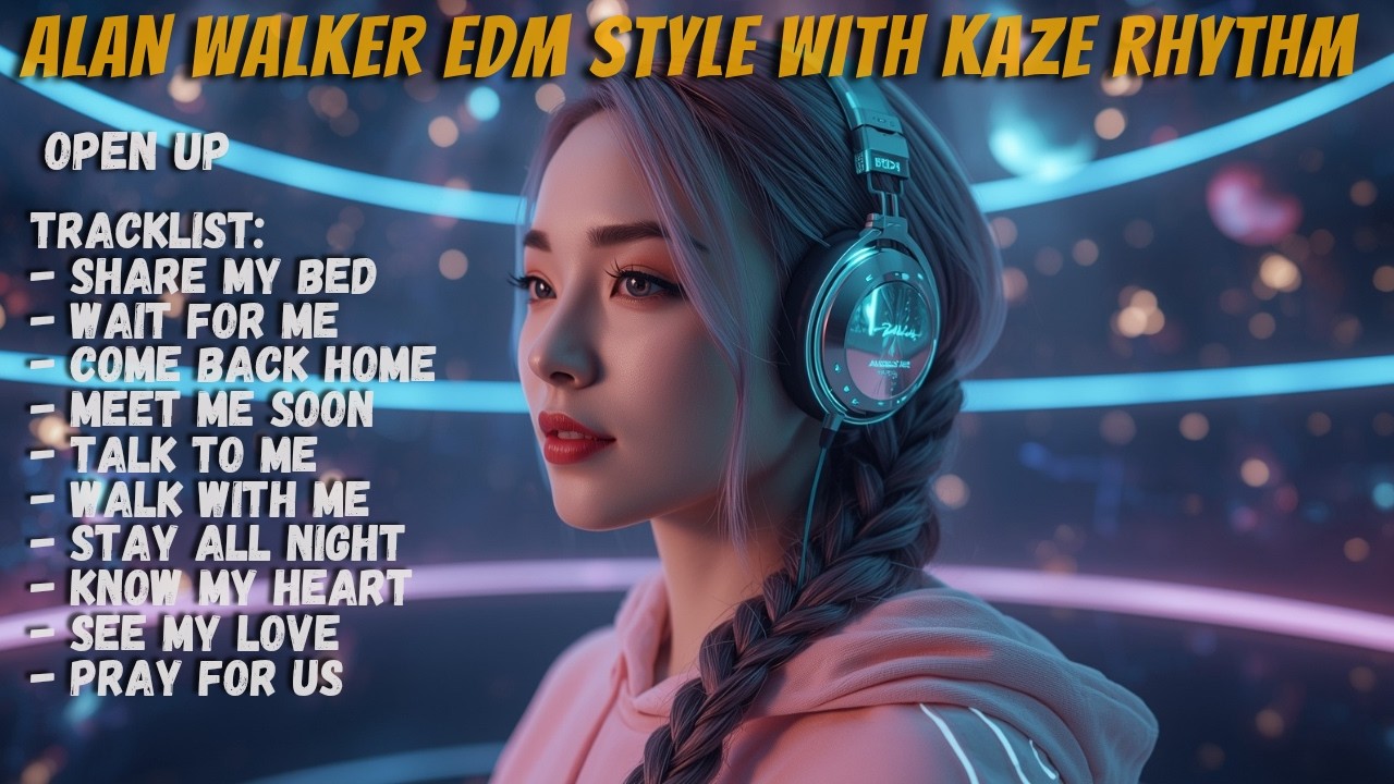 ALAN WALKER STYLE X KAZE RHYTHM || OPEN UP || EDM SONGS FULL ALBUM 2026