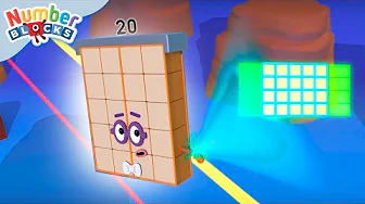 Aprende Estadísticas para niños 📊 123 Dibujos animados de Matemáticas | Numberblocks en Español