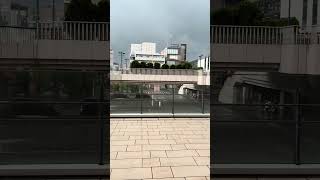 練馬駅、強い雨です #練馬区