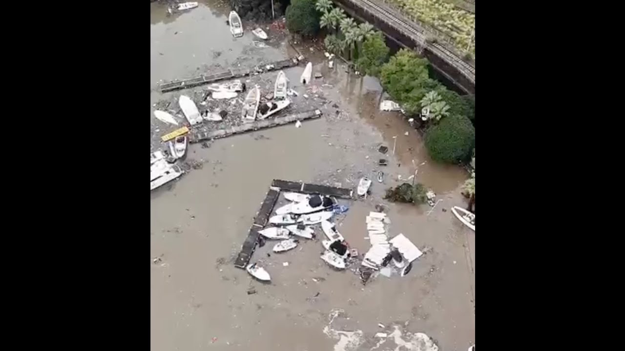 ⁣Porto Rossi a Catania non c'è più. È stato distrutto dal ciclone Harry