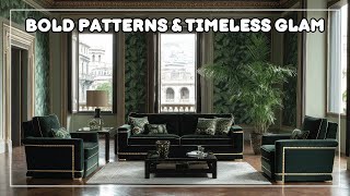 🏛️ Bold Patterns & Timeless Glam: Dorothy Draper Hollywood Regency Decor Ideas! ✨