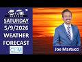 🌹It's MOSTLY DRY for Mother's Day weekend in NJ