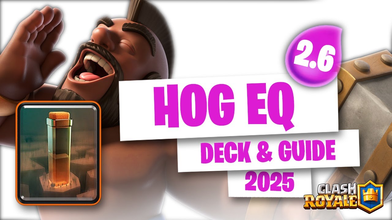 How to Reach 9000 Trophies with Hog EQ (2025): ULTIMATE Deck & Meta Guide Clash Royale
