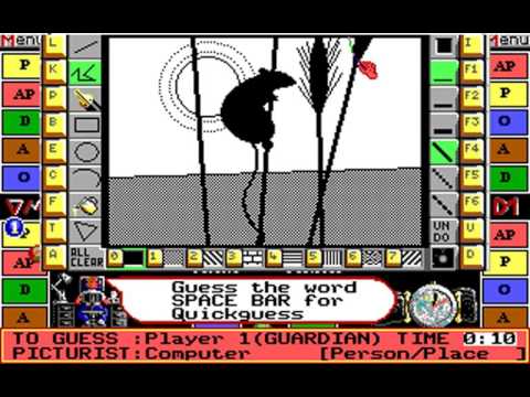 Pictionary: The Game of Quick Draw (Oxford Mobius) (MS-DOS) [1989] [PC Longplay]