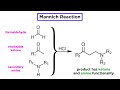 Mannich Reaction Concepts and Applications