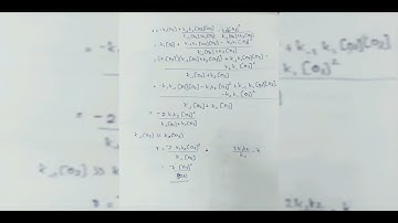 Steady State Approximation in Chemical Kinetics# study notes#