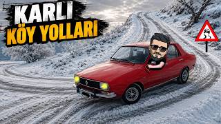 I TOOK MY GRANDPA'S TOROS ONTO SNOWY VILLAGE ROADS // BeamNG.drive // DIY Arduino steering wheel set screenshot 3