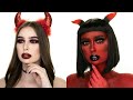 Glam Devil + Red Devil | Halloween Makeup Tutorial