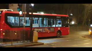 Here is the Red Rail replacement bus in Guildford Sunday 12 December 2021