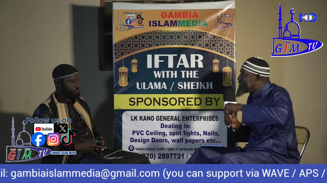 IFTAR WITH WITH THE ULAMA WITH SHEIKH FAKEBBA CEESAY (HA)