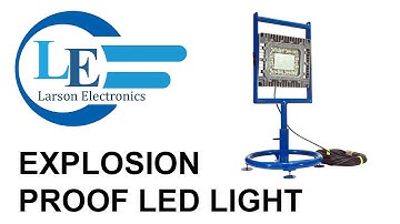 Explosion Proof LED Light For Class 1 & 2 Divisions 1 & 2 - Adjustable LED Light - Circular Base