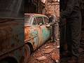 Abandoned Rusty Car 360° View | Old Vintage Car Before Restoration 🚗 #restoration