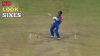 Top 7 Best "No Look" Sixes In Cricket History (Unbelievable Shots!)